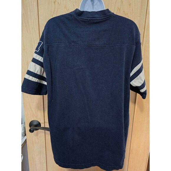 Vtg Hard Rock Cafe Las Vegas Navy Blue 71 Varsity Letters Style Tee Shirt - Picture 7 of 12